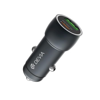 Devia Extreme Speed Series PD 30W + QC3.0 18W Metal Fast Car Charger