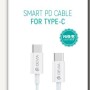 Cable USB-C male/USB-C male 1m Smart Series PD white