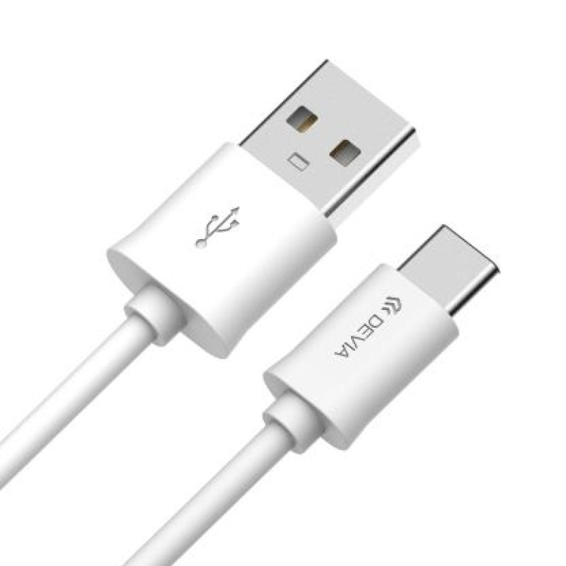Devia USB 2.0 A-Male to USB-C Cable 2m White