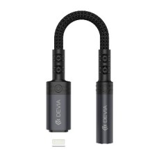 Devia Lightning to 3.5mm Audio Jack Adapter Black