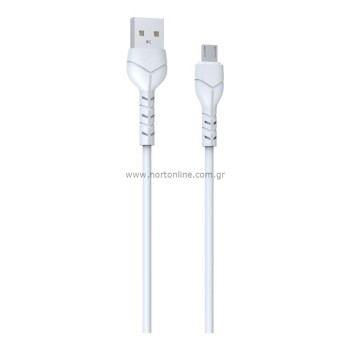 Devia Kintone Series V2 Micro USB Cable 2.1A 1m White
