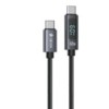Devia Extreme Speed Series C To C PD 60W Metal Woven Fast Cable with Digital Display 1.2m