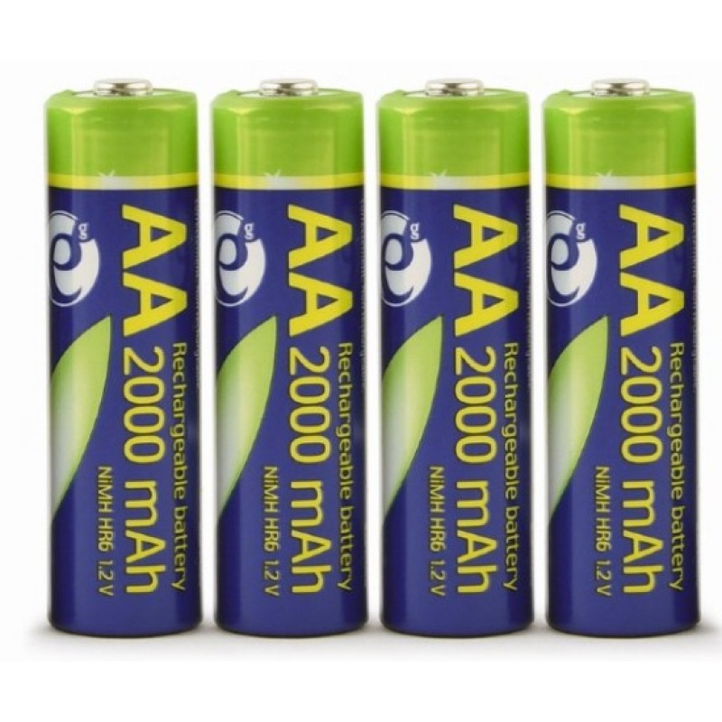 Energenie Ni-MH Rechargeable AA Batteries 2000mAh (4pcs)