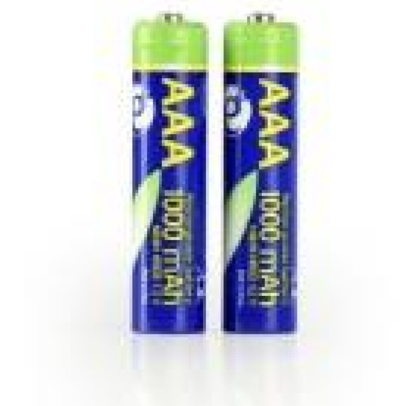 Energenie Ni-MH Rechargeable AAA Batteries (2pcs Blister Pack)