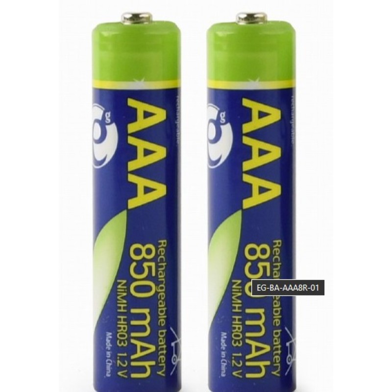 Energenie Ni-MH Rechargeable AAA Batteries 850mAh (2pcs)