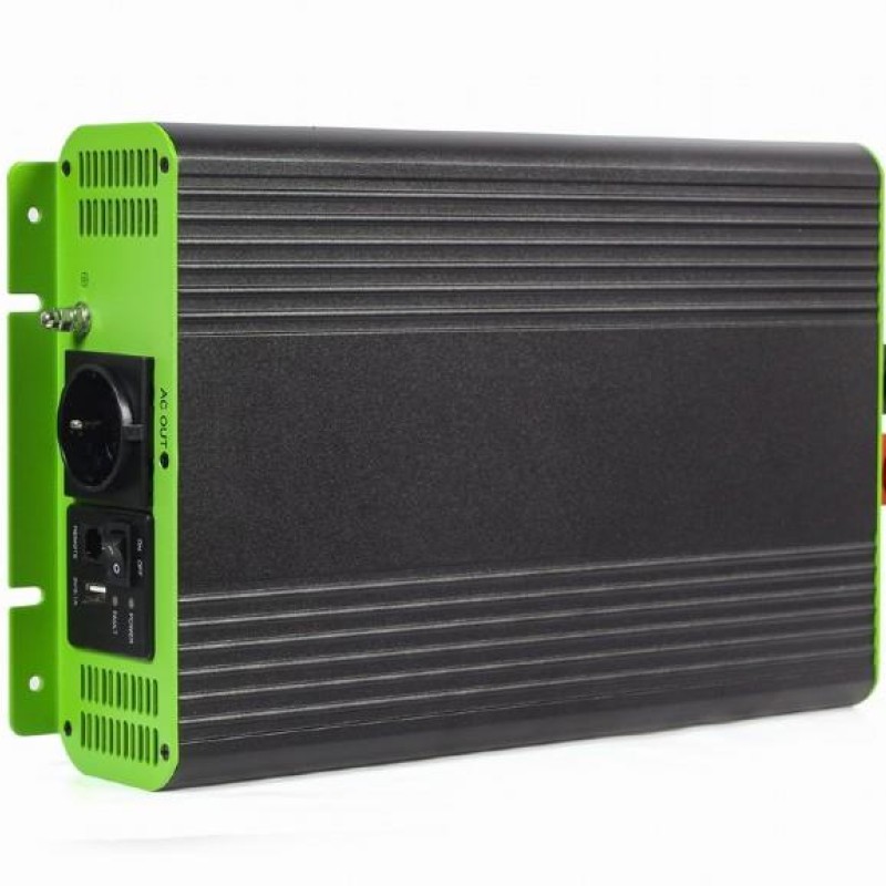 Energenie 12V Pure Sine Wave Car DC-AC Power Inverter 2000W