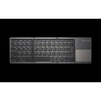 Devia Lingo Series Foldable Bluetooth Keyboard with Touchpad