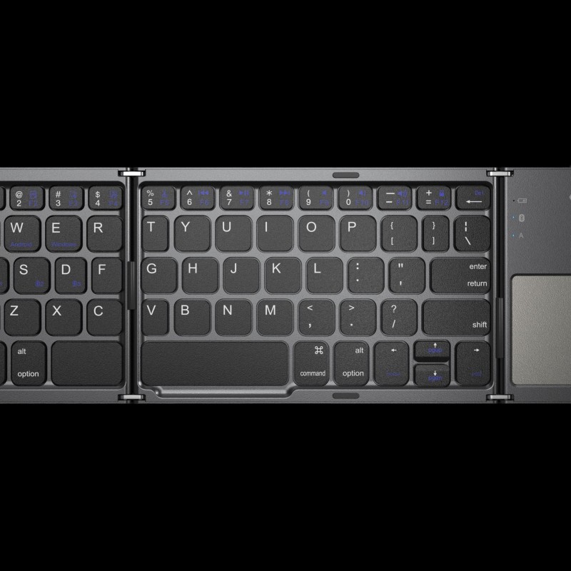 Devia Lingo Series Foldable Bluetooth Keyboard with Touchpad