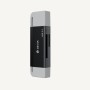 Devia 2-in-1 USB + Type-C 2.0 to SD/TF Card Reader