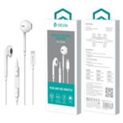 Devia Lightning Earphone White