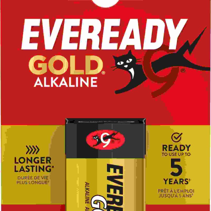 Eveready Gold 9V Alkaline Battery 1-Pack