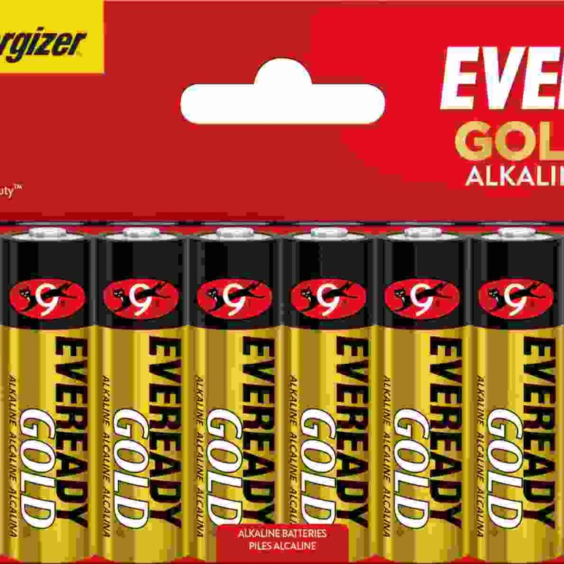 Eveready Gold AA Alkaline Batteries 12-Pack