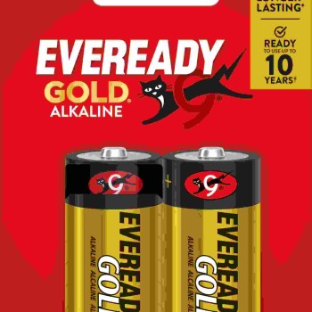Eveready Gold C Alkaline Batteries 2-Pack