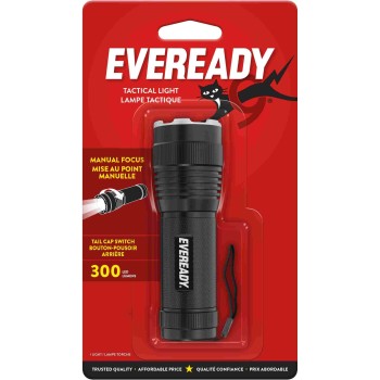 Eveready TAC300 Tactical Handheld Flashlight 300 Lumens