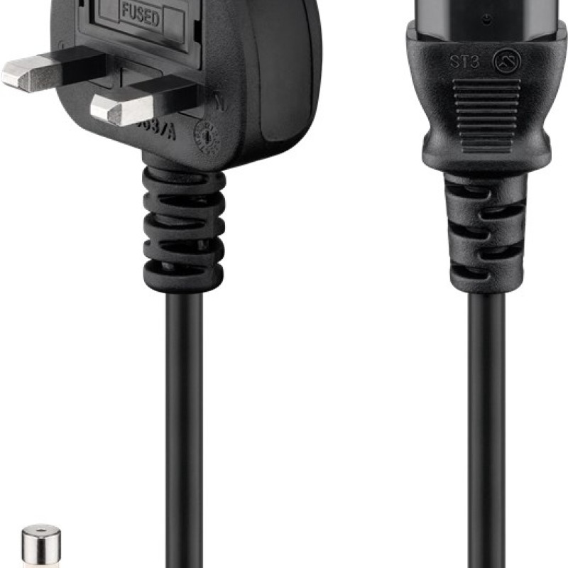Goobay UK Mains Power Cord C13 1.8m