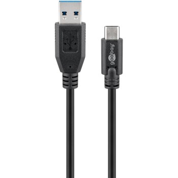 Goobay USB-C to USB-A Cable 0.5m Black