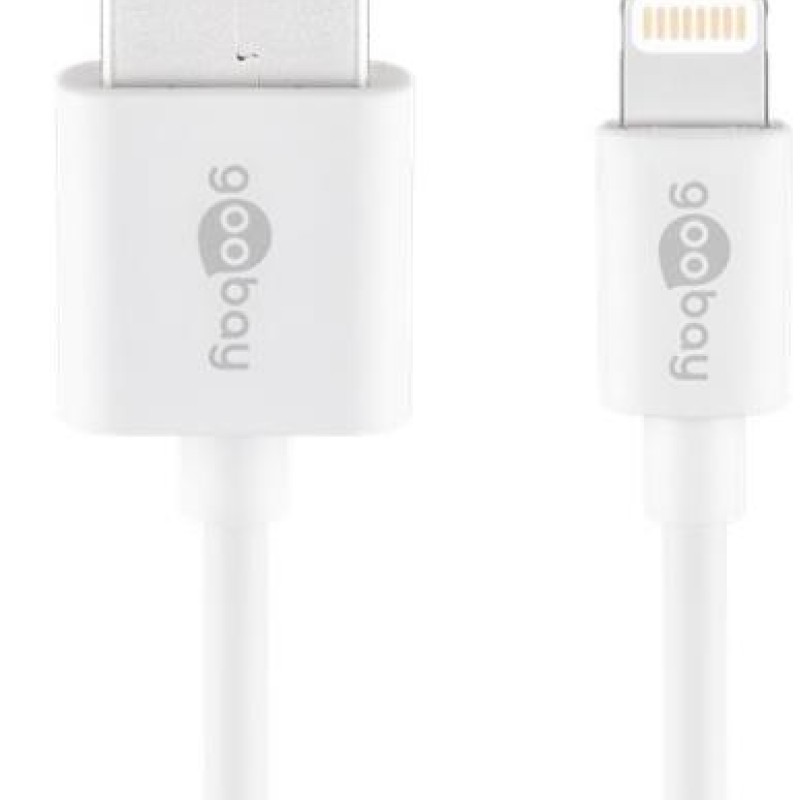 Goobay 1m Lightning Cable White