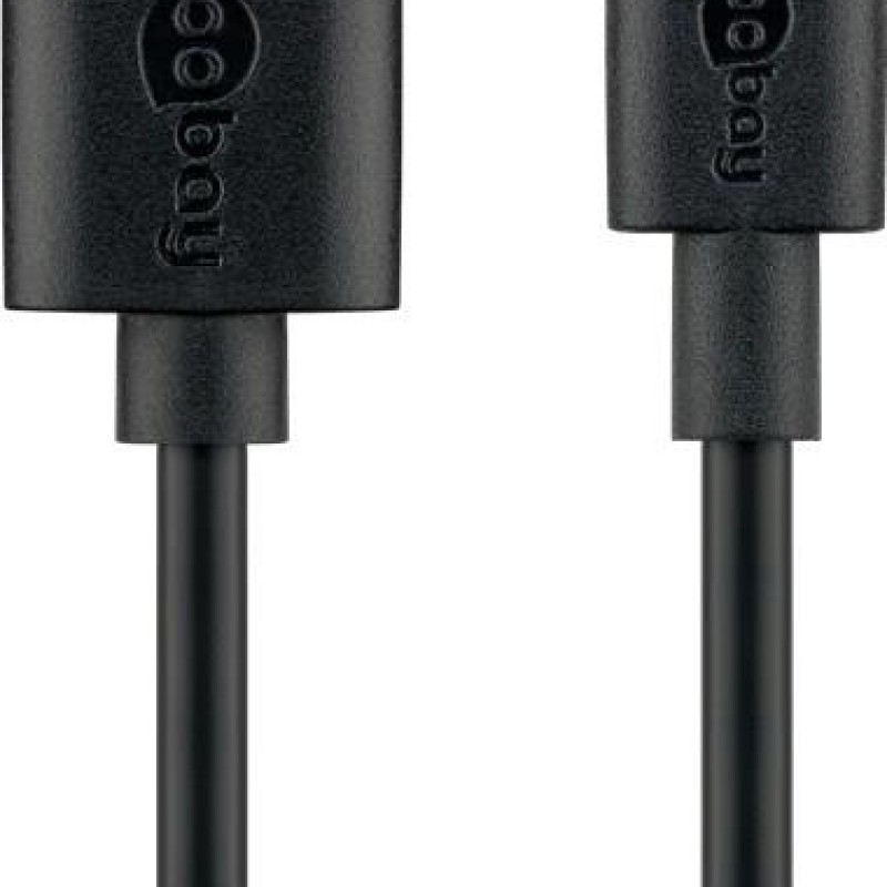 Goobay USB-A to USB-C Cable 0.5m Black