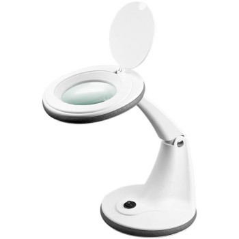 Goobay 6W LED Magnifying Lamp with Base White