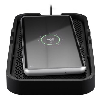 Goobay 15W Wireless Vehicle Fast Charger Black