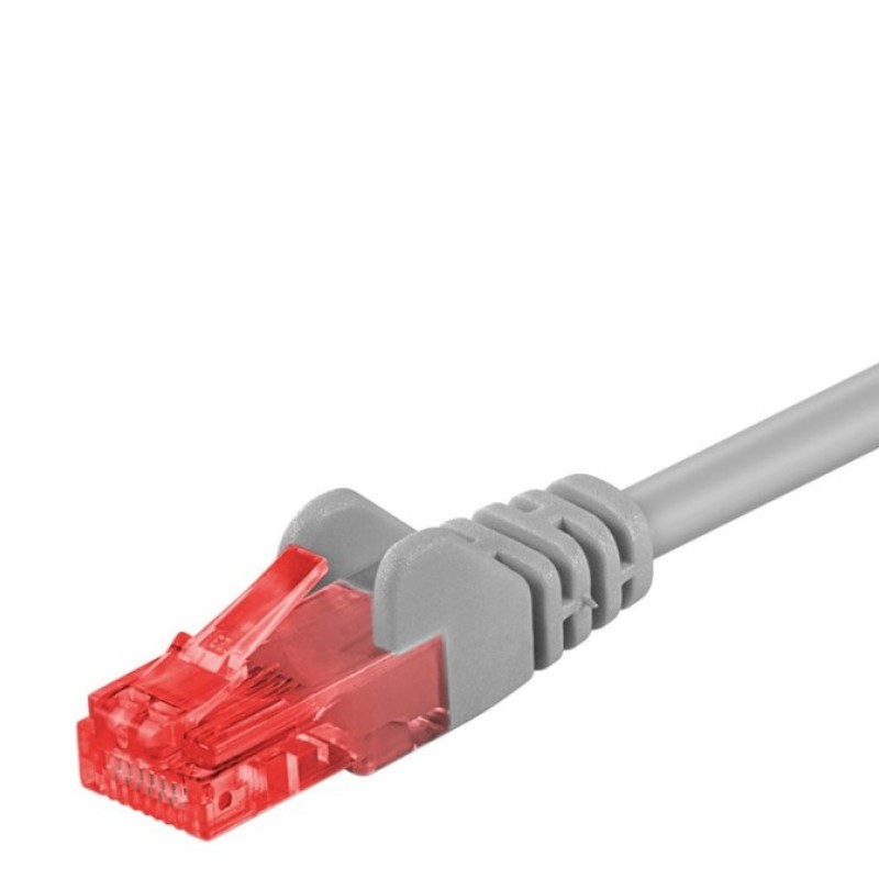 Goobay Cat6 Ethernet Cable 0.5m Grey