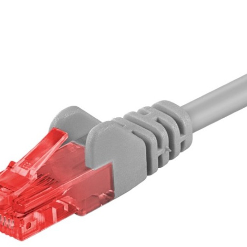 Goobay Cat6 Ethernet Cable 1m Grey
