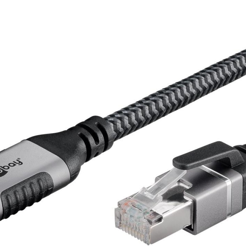 Goobay USB-C 3.0 to RJ45 Ethernet Cable 1m