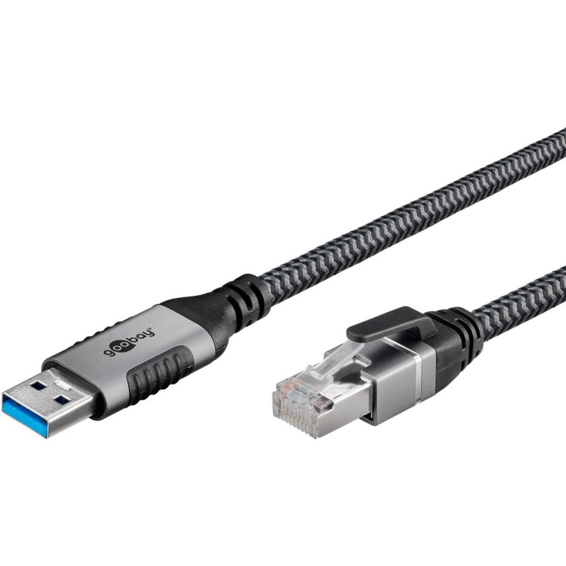 Goobay USB-C 3.0 to RJ45 Ethernet Cable 1m