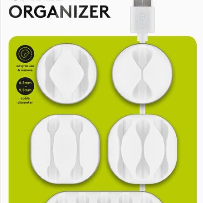 Goobay Cable Management Set White