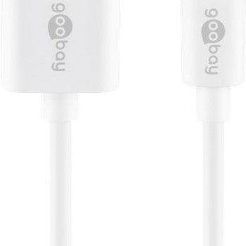 Goobay 0.5m USB-A to Lightning Cable White