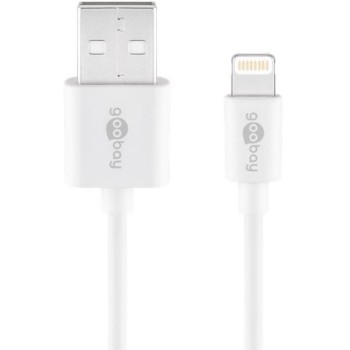 Goobay 2m Lightning Cable White