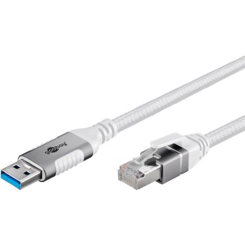 Goobay USB-A 3.0 to RJ45 Ethernet Cable 1m