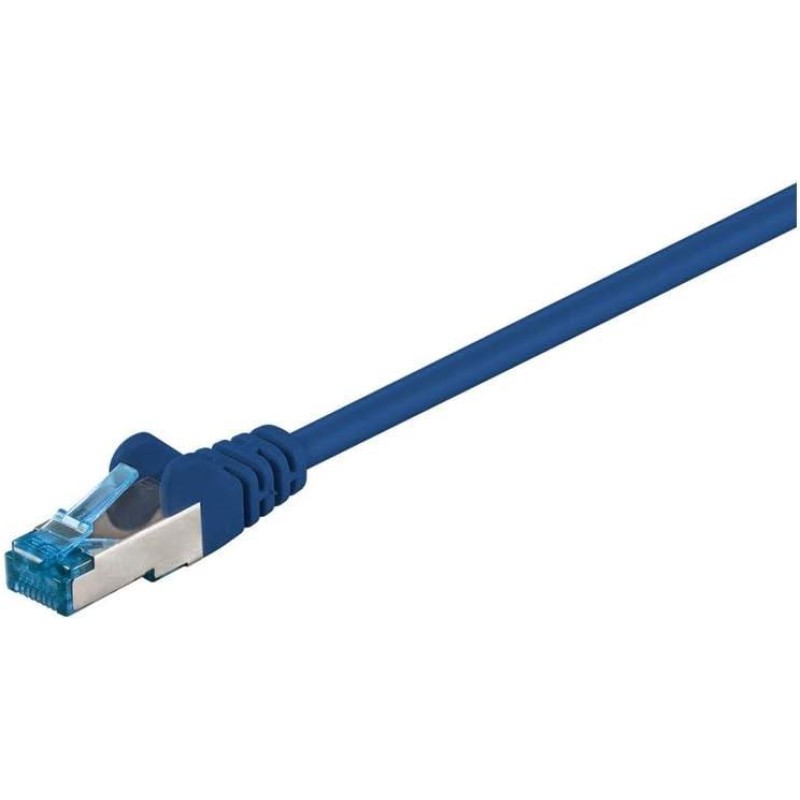 Goobay Cat6A S/FTP PiMF Patch Cable 1m Blue