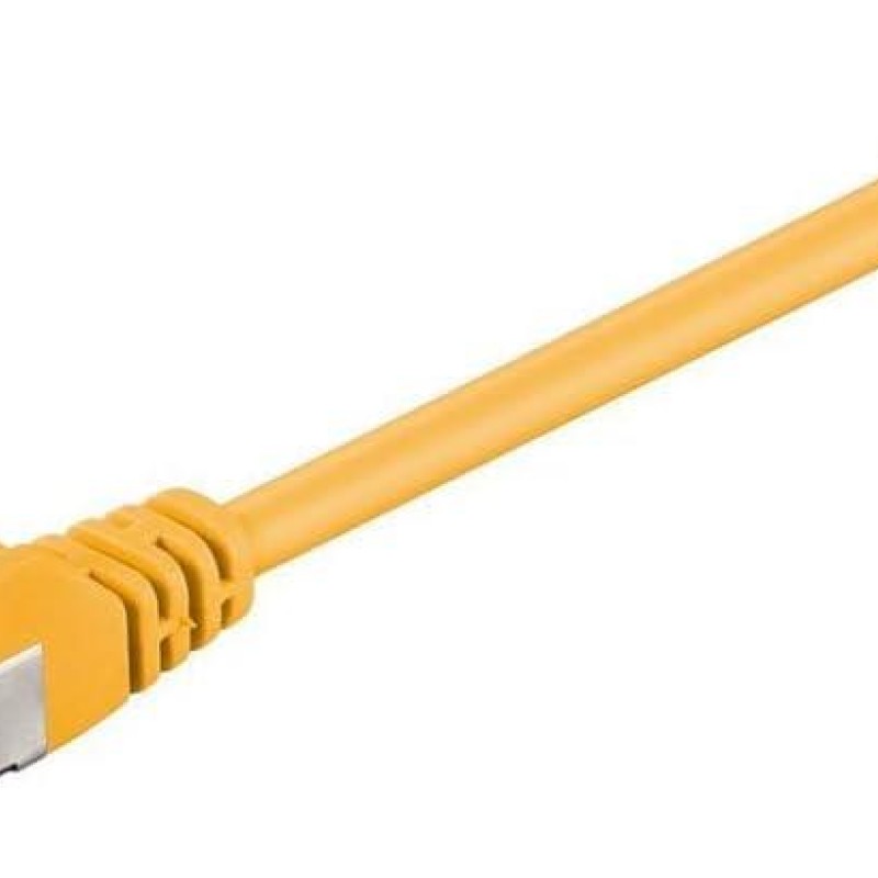 Goobay Cat6A S/FTP PiMF Patch Cable 1m Yellow