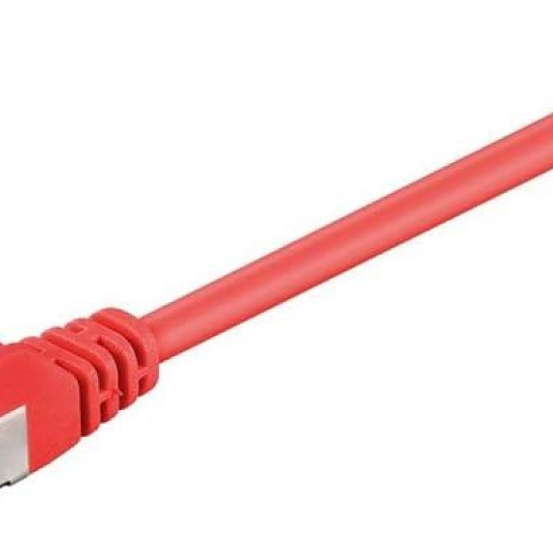 Goobay Cat6A S/FTP PiMF Patch Cable 1m Red