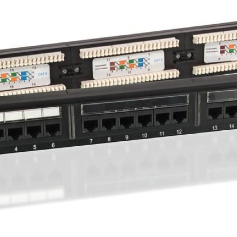 Goobay Cat6 24-Port Patch Panel