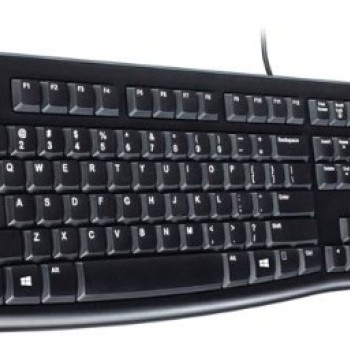 Logitech K120 Wired USB Keyboard Black