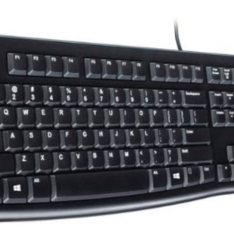 Logitech K120 Wired USB Keyboard Black