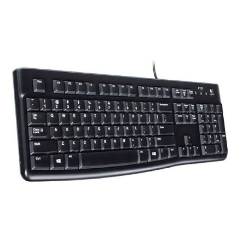 Logitech K120 Wired USB Keyboard Black