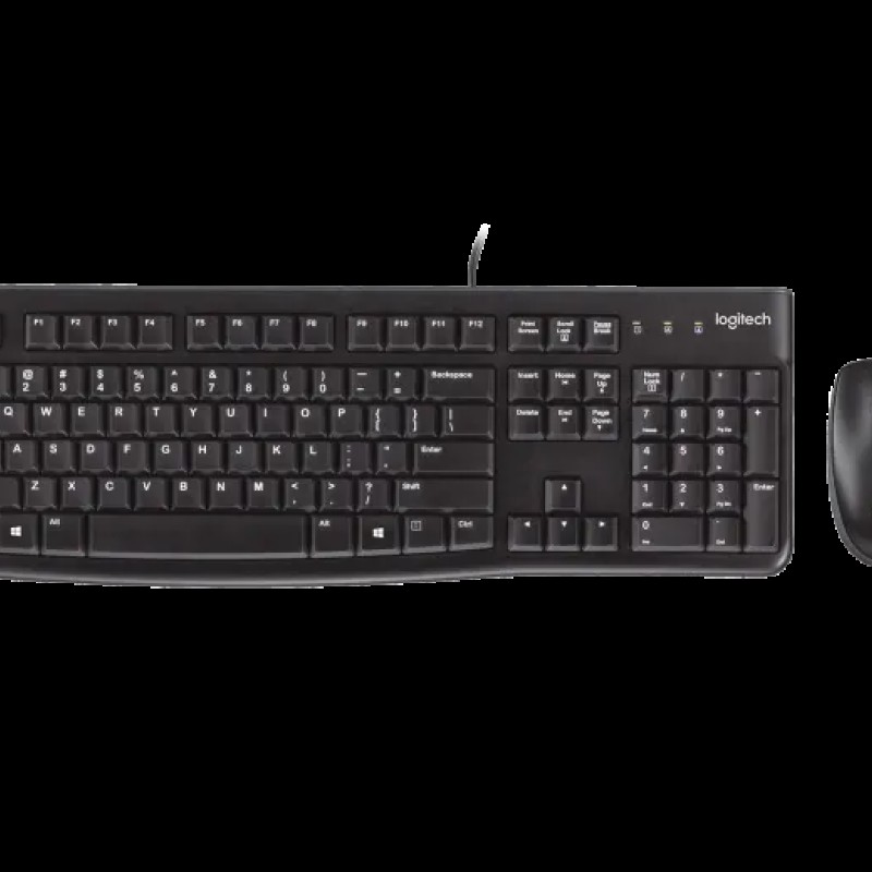 Logitech MK120 Wired Desktop Keyboard & Mouse Set