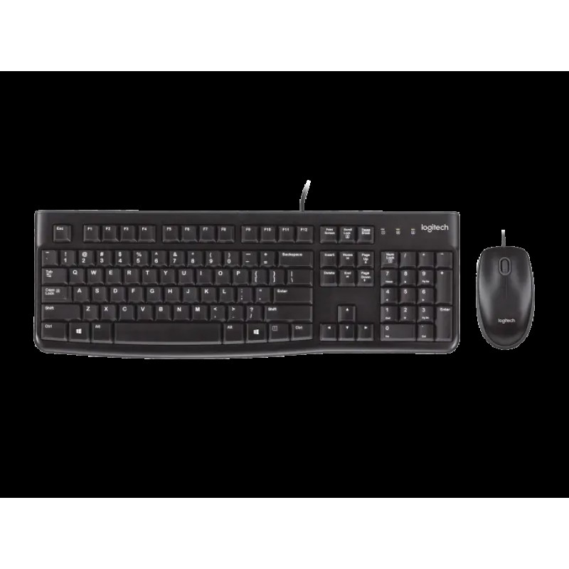 Logitech MK120 Wired Desktop Keyboard & Mouse Set
