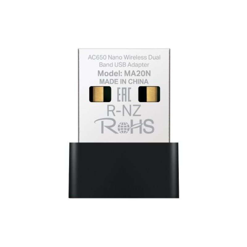 Mercusys MA20N AC650 Nano Dual Band USB Adapter