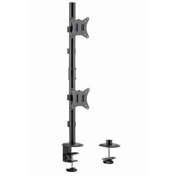 Gembird Dual Display Vertical Desk Mount 17"-32"