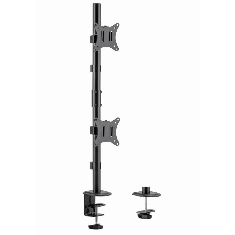 Gembird Dual Display Vertical Desk Mount 17"-32"