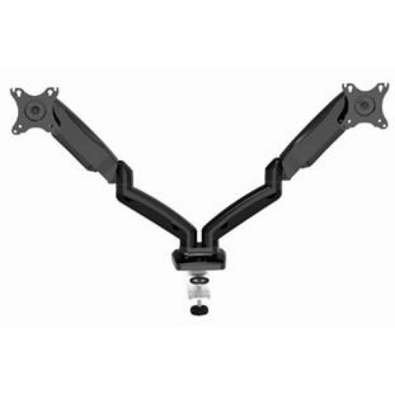 Gembird Adjustable Desk Dual Monitor Mount