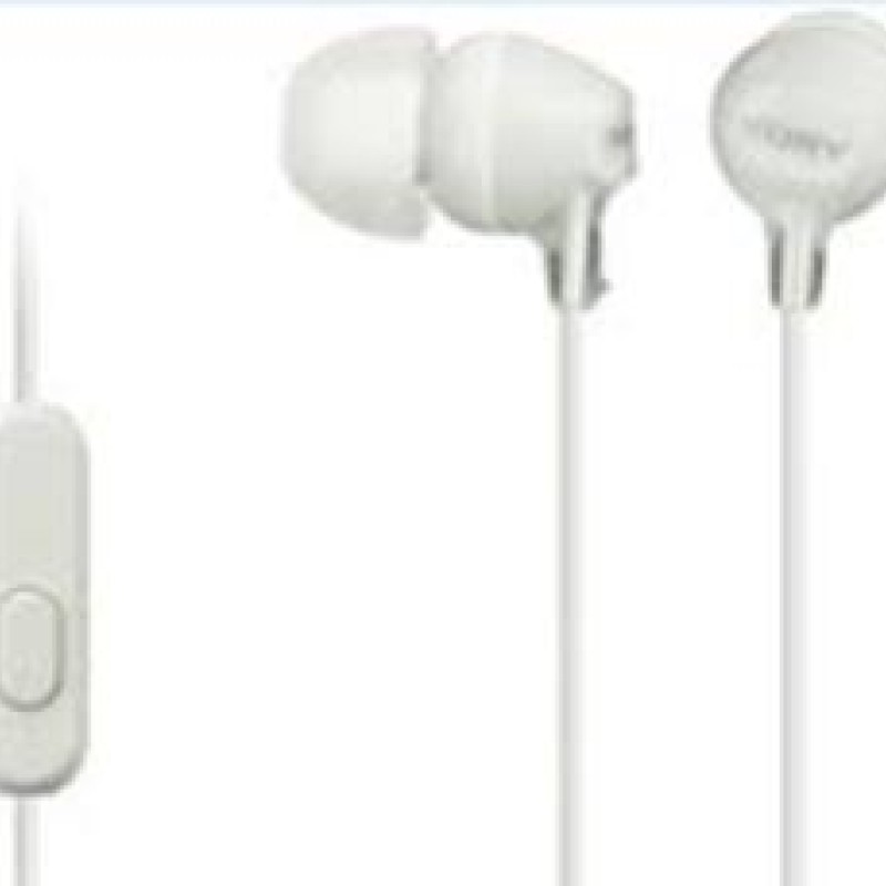 Sony EX15AP In-Ear Handsfree Headphones White