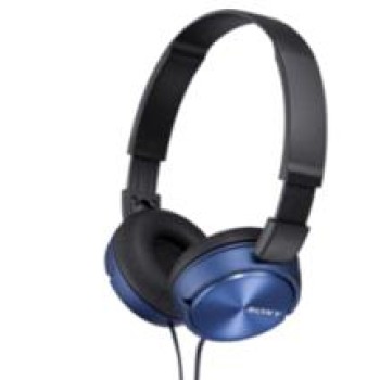 Sony ZX310AP Over-Ear Handsfree Headphones Blue