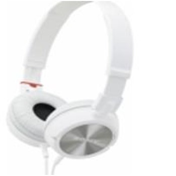 Sony ZX310AP Over-Ear Handsfree Headphones White