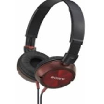 Sony ZX310 Hi-Fi Headphones Red