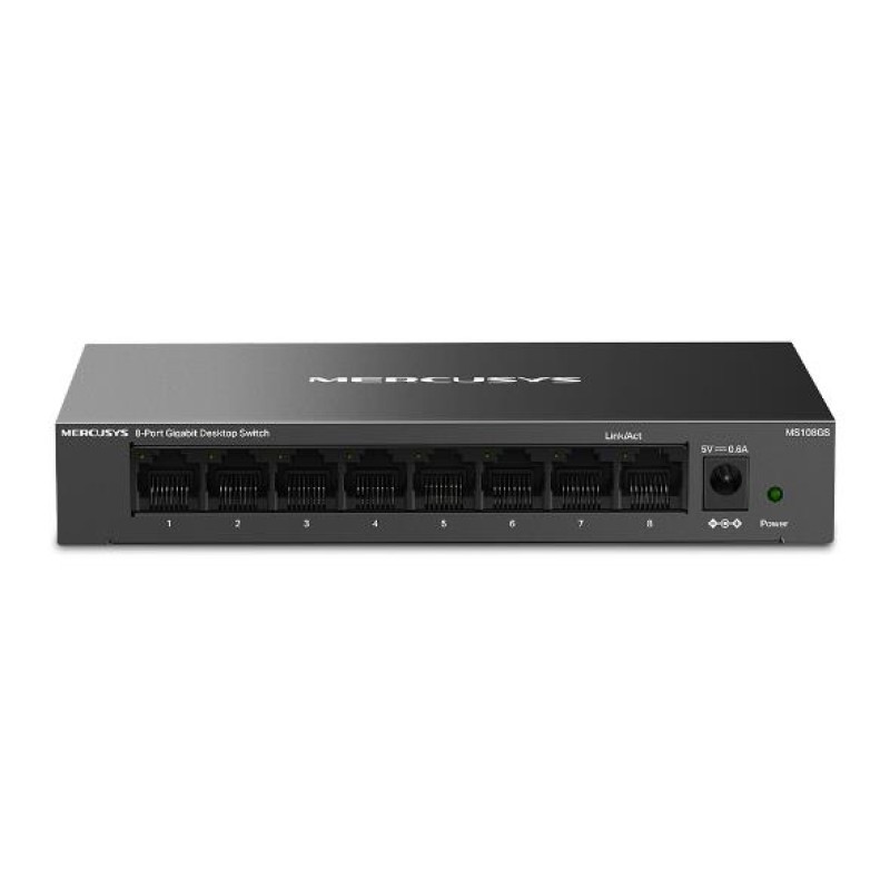 Mercusys MS108GS 8-Port Gigabit Desktop Switch Steel Case